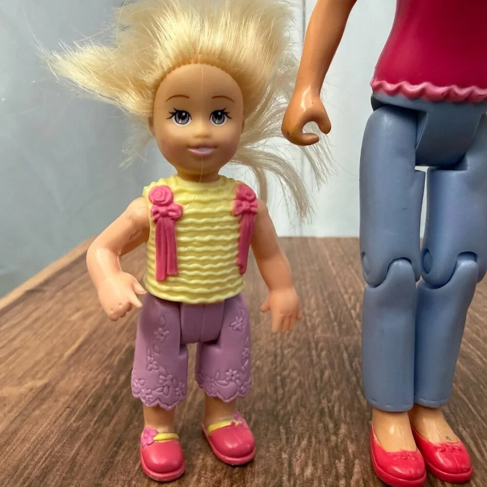 Fisher Price Loving Family Doll Lot Mom Kids Figures - Picture 2 of 14